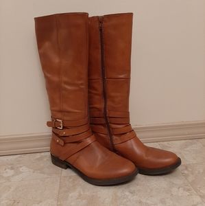 Aldo Knee High Leather Boots